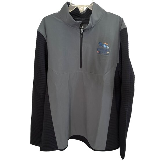 Under Armour Kentucky Derby 147 ColdGear 1/4 Zip XXL Gray & Black Pullover - Picture 1 of 7